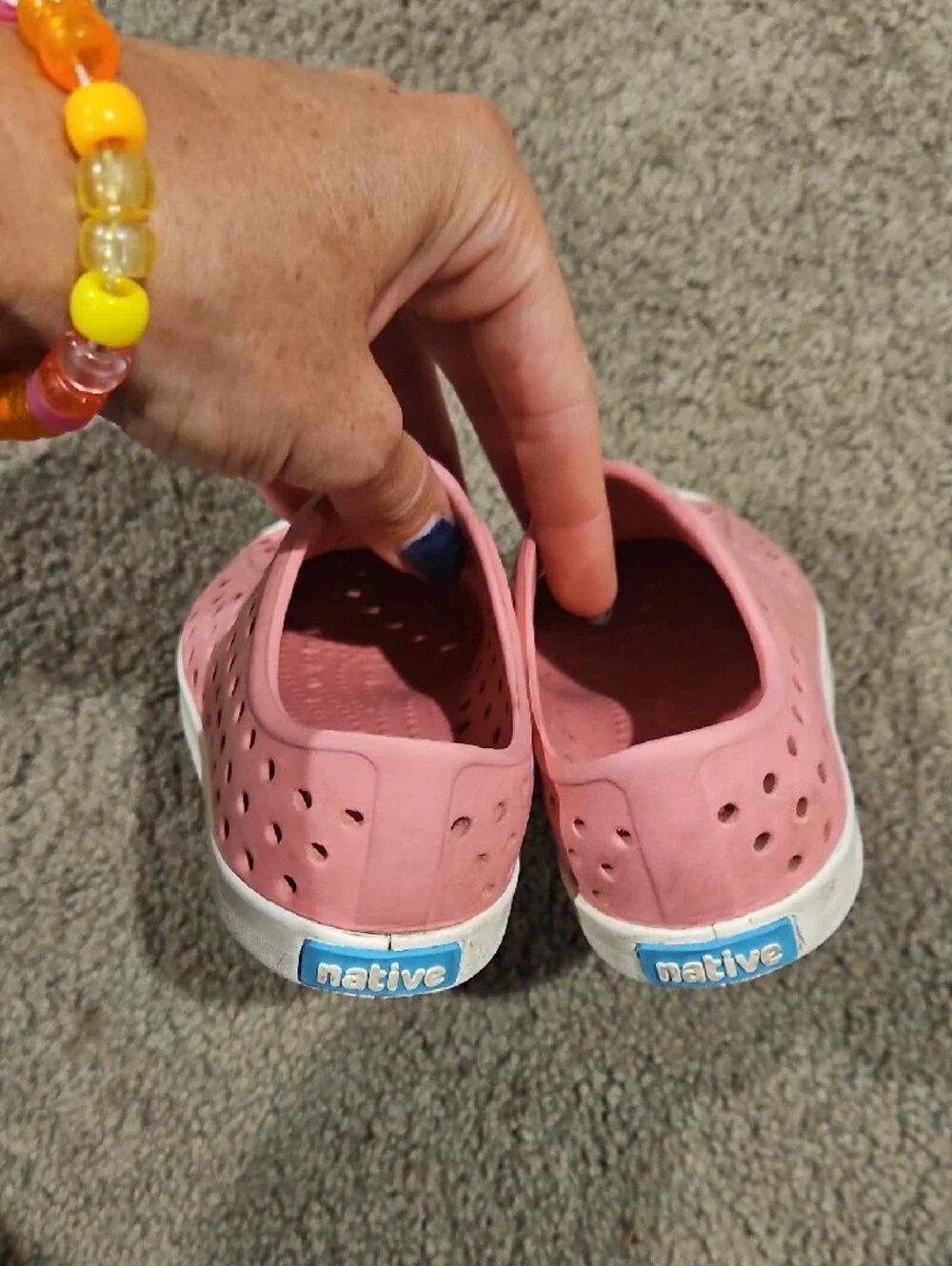 Native Kids Slip-On Water Shoes in Pink